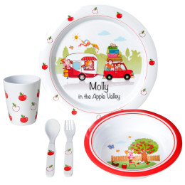 Set veselă copii Brunner Molly 3+ alb