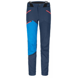 Pantaloni femei Ortovox Westalpen Softshell Pants W albastru