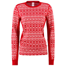 Tricou femei Kari Traa Hjerte Ls roșu/alb