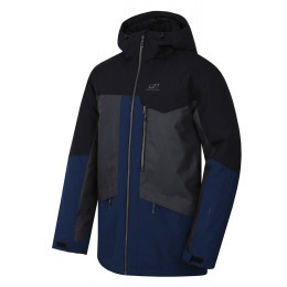 Geacă de schi bărbați Hannah Tiersen negru/albastru DarkGrayMel/DressBlues