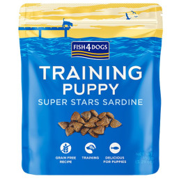 Recompense pentru câini Fish4Dogs Training Puppy Superstars Sardine 150g