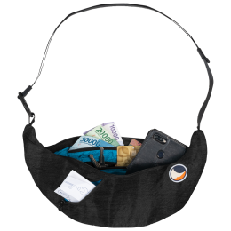 Borsetă Ticket to the moon Upcycled Sling Bag negru Black