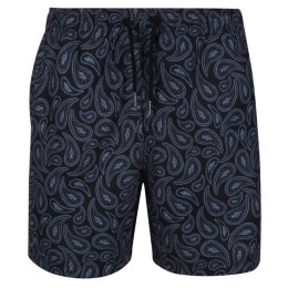 Costum de baie bărbați Regatta Loras Swim Short negru/albastru