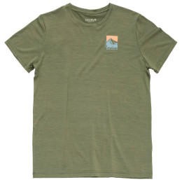 Tricou bărbați Devold Classic "Summit" Tee Man verde LICHEN