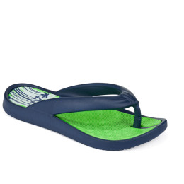 Șlapi femei Loap Phinea albastru/verde