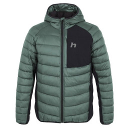 Geacă de iarnă bărbați Hannah Revel Hoody verde închis