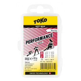 Ceară TOKO Performance roșie 40 g TripleX