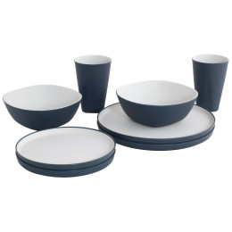 Set vase Outwell Gala 2 Person Dinner Set albastru închis Navy Night