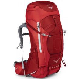Rucsac pentru femei Osprey Ariel AG 65 roșu picante red