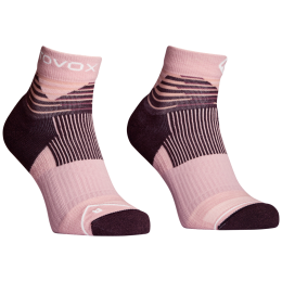 Șosete merino femei Ortovox All Mountain Quarter Socks W roz Dawn Rose