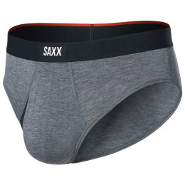 Slipi bărbați Saxx Vibe Xtra Soft Comfort Brief Fly gri dark grey heather