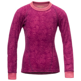 Tricou funcțional copii Devold Active Kid Shirt roz