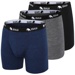 Boxeri bărbați Zulu Merino 160 6in 3-pack