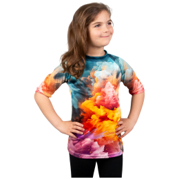 Tricou funcțional copii Drexiss All Explosion Pastel Coolmax