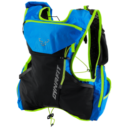 Rucsac pentru alergare Dynafit Alpine 9 negru/albastru MykonosBlue/FlooYellow