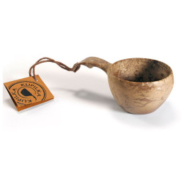 Vas cu lingură Kupilka Classic Kuksa 210 ml maro