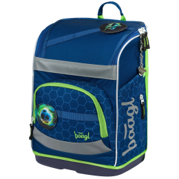 Ghiozdan clase primare Baagl Zippy Plus albastru blue