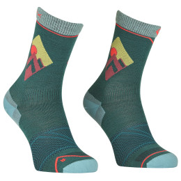 Șosete femei Ortovox Alpine Light Comp Mid Socks W verde închis