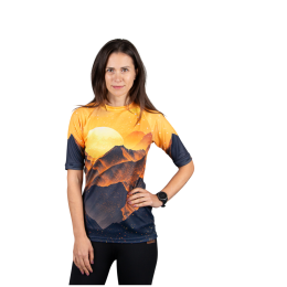 Tricou funcțional femei Drexiss All Sunset Yellow Coolmax