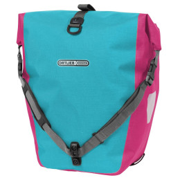 Geantă impermeabilă pentru bicicletă Ortlieb Back-Roller Cyber turcoaz cyber blue / cyber pink