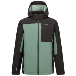 Geacă softshell bărbați Regatta Hewitts verde/verde deschis DkFrstGr/Blk