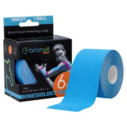 Bandă kinesiologică BronVit Sport Kinesio Tape classic 5 cm x 6m