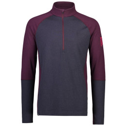 Tricou funcțional bărbați Mons Royale Olympus Half Zip violet