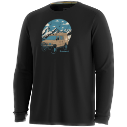 Tricou funcțional bărbați Smartwool Men's First Chair Pursuit Active Long Sl negru