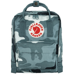 Rucsac urban Fjällräven Kånken Graphics Mini albastru Nimbus Blue-Hidden Animals
