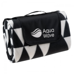 Pătură de picnic Aquawave Triangle Blanket negru/alb