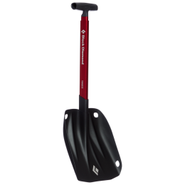 Lopată pliantă Black Diamond Transfer Shovel negru/roșu