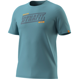 Tricou bărbați Dynafit Graphic Co T-Shirt M albastru deschis 3161 - smoke blue/TABLOID