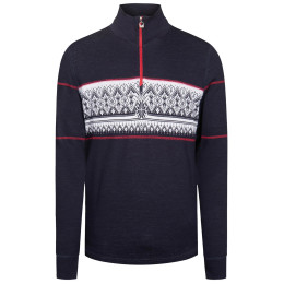 Pulover bărbați Dale of Norway Moritz Masc Basic Sweater albastru/alb Navy White Raspberry