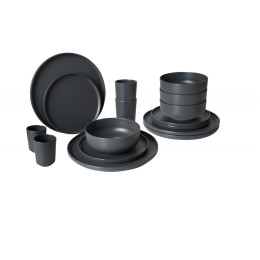 Set vase Bo-Camp Patom 16 buc. negru