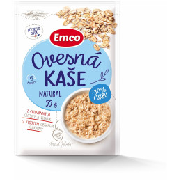 Piure Emco Terci de ovăz natural -30% zahăr 55g