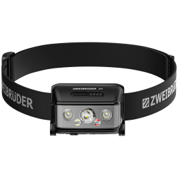 Lanternă frontală Zweibrüder ZB-3H negru Black