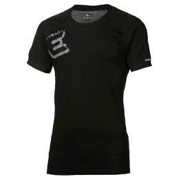 Tricou funcțional Progress NKR Print "E” imprimeu negru černá
