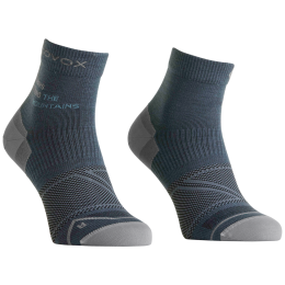 Șosete merino femei Ortovox Alpine Light Quarter Socks W albastru/gri Dark Arctic Grey