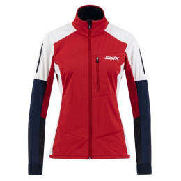 Geacă femei Swix Dynamic roșu/albastru