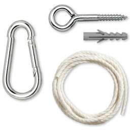 Set de montare hamac La Siesta Seguro alb