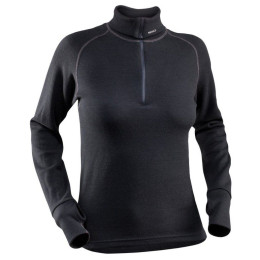 Dámský rolák Devold Expedition woman zip neck negru