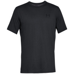Tricou pentru bărbați Under Armour Sportstyle Left Chest SS negru