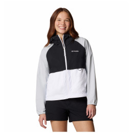 Geacă femei Columbia Spire Valley™ Windbreaker alb White, Black, Cirrus Grey