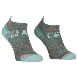 Șosete femei Ortovox Alpine Light Low Socks W gri/verde