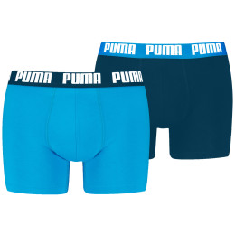 Boxeri bărbați Puma Everyday Basic Boxer 2P albastru/albastru deschis blue combo