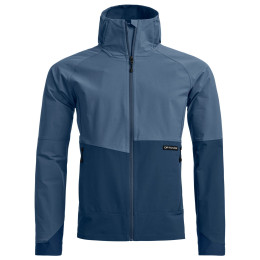 Geacă softshell bărbați Ortovox Venet Softshell Hooded Jacket albastru Light Nunatak