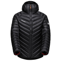 Geacă de puf bărbați Mammut Broad Peak IN Hooded Jacket Men negru/roșu