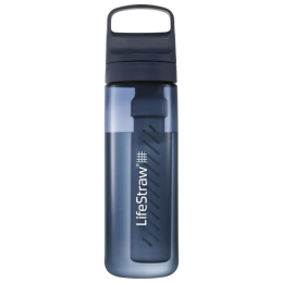 Sticlă cu filtru LifeStraw Go 2.0 Water Filter Bottle 650 ml albastru închis Aegean Sea