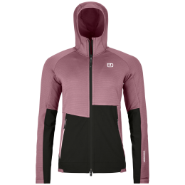 Geacă femei Ortovox Fleece Rib Hoody W