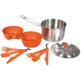 Set vase Zulu Nest Set 2 L gri/portocaliu silver/orange
